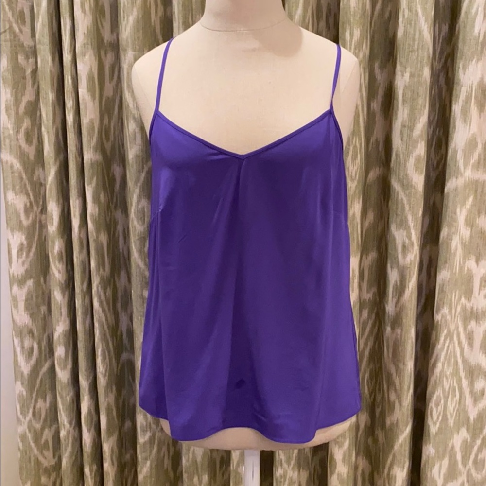 Lilly Pulitzer Purple Camisole Silk Blouse